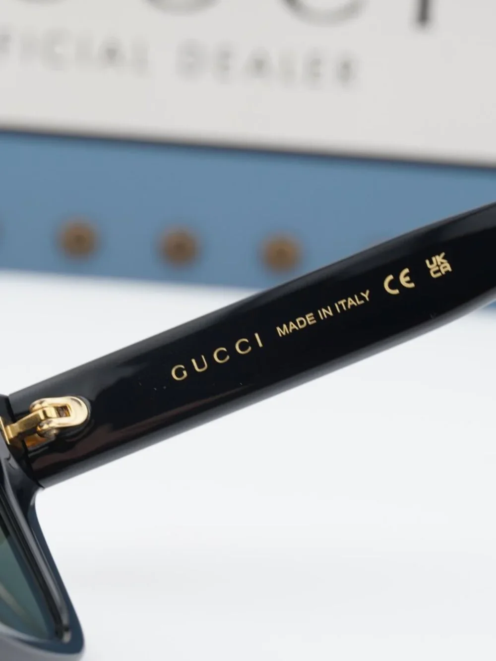 Gucci GG1857S 001 Square Sunglasses - Black\Grey